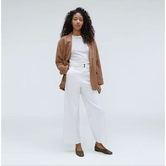 Everlane The Italian Leather Day Glove in Birch Womens Shoes Loafer Ballet Flats - Picture 11 of 11